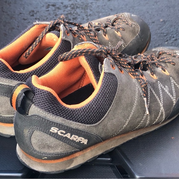 SCARPA Crux Men's Approach/Hiking Shoes Color Shark/Tonic Size 10 - Picture 6 of 13